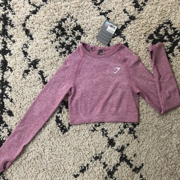 NWT Gymshark Vital Seamless Dusky Pink Top - Picture 4 of 5